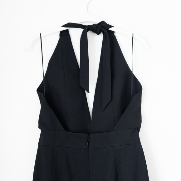 NEW Dress the Population Camden Halter Mermaid Evening Gown Black Size Medium - Picture 9 of 13